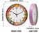 Cuisine Art 30cm Kids Owl Wall Clock &ndash; Silent Non-Ticking Sweep Movement &ndash; Large 12-Inch Face for Nursery, Kids Room &amp; Classroom &ndash; with Easy-to-Read Numerals - Pink Frame