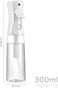 Cuisine Art 300ml Continuous Mist Spray Bottle, Ultra-Fine Sprayer with Automatic Booster Airless Design, Leak-Proof For Hair Styling, Skin Care, Make-Up, Plants, Cleaning &amp; Fitness White