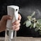 Cuisine Art 300ml Continuous Mist Spray Bottle, Ultra-Fine Sprayer with Automatic Booster Airless Design, Leak-Proof For Hair Styling, Skin Care, Make-Up, Plants, Cleaning &amp; Fitness White