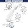 Cuisine Art Fine Mist Spray Bottles 4 Pack, 50ml/2oz Clear Refillable Travel Spray Bottles, Mini Empty Portable Sprayer Containers for Perfume, Water, Essential Oils, Toner, Makeup &ndash; Transparent