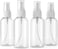Cuisine Art Fine Mist Spray Bottles 4 Pack, 50ml/2oz Clear Refillable Travel Spray Bottles, Mini Empty Portable Sprayer Containers for Perfume, Water, Essential Oils, Toner, Makeup &ndash; Transparent