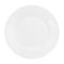 Cuisine Art Opal Glass Dinner Plate 25 cm, White   Lightweight Durable Dining Plate for Everyday Meals Stackable Table Serving Plate for Home Kitchen Restaurant Use