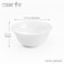 Cuisine Art Opal Glass Soup Bowl 12.5 cm, White   Lightweight Durable Serving Bowl for Soup Cereal Salad Noodles Stackable Tableware Bowl for Home Kitchen Dining Restaurant Use