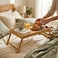 Cuisine Art 2-in-1 Foldable Bamboo Bed Tray Table &ndash; 30x50cm Portable Laptop Desk &amp; Serving Tray with Handles &ndash; Dual-Purpose Breakfast in Bed Stand &ndash; Space-Saving Sustainable Wood Design