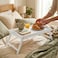 Cuisine Art 2-in-1 Foldable Bamboo Bed Tray Table &ndash; 30x50cm Portable Laptop Desk &amp; Serving Tray with Handles &ndash; Dual-Purpose Breakfast in Bed Stand &ndash; Space-Saving Sustainable Wood Design