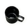 Cuisine Art Stoneware ZOE 4PCS Mug Set   385 ML Black Coffee Mug Set   Durable Coffee Cup Set for Home &amp; Office   Cups for Cappuccino, Latte, Tea &amp; Cocoa Restaurant Coffee Mugs