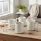 Cuisine Art Stoneware ZOE 4PCS Mug Set   385 ML Off White Coffee Mug Set   Durable Coffee Cup Set for Home &amp; Office   Cups for Cappuccino, Latte, Tea &amp; Cocoa Restaurant Coffee Mugs
