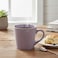 Cuisine Art EVE Stoneware Coffee Mug Set of 4 &ndash; 300 ML Lavender Cups   Stylish Ribbed Mug Set for Coffee, Tea &amp; Hot Chocolate   Home, Office &amp; Restaurant Use