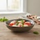 Cuisine Art Stoneware Serving Bowl, 23 cm Olive Green   Premium Durable Ceramic Bowl with Stone Finish for Salads, Pasta, Rice, Fruits &amp; Snacks   Microwave, Dishwasher &amp; Freezer Safe Dinnerware Bowl