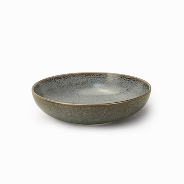 Cuisine Art Stoneware Serving Bowl, 23 cm Olive Green   Premium Durable Ceramic Bowl with Stone Finish for Salads, Pasta, Rice, Fruits &amp; Snacks   Microwave, Dishwasher &amp; Freezer Safe Dinnerware Bowl