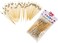 Cuisine Art Premium Silver Bead Bamboo Cocktail Picks &ndash; 50-Piece Elegant Party Food Skewers &ndash; 12cm Decorative Serving Toothpicks for Appetizers, Finger Foods, Charcuterie &amp; Garnishing