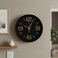 25cm Round Wall Clock &ndash; Minimalist White Frame with Large Easy-to-Read Numbers &ndash; 10-Inch Circular Timepiece for Home, Kitchen, Office &amp; Classroom