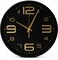 25cm Round Wall Clock &ndash; Minimalist White Frame with Large Easy-to-Read Numbers &ndash; 10-Inch Circular Timepiece for Home, Kitchen, Office &amp; Classroom