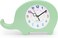 Dinosaur Wall &amp; Table Clock &ndash; Silent Non-Ticking Sweep Movement &ndash; 3D Dino Character Design for Kids &amp; Nursery &ndash; Standing or Hanging Decorative Clock-Green