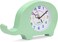 Dinosaur Wall &amp; Table Clock &ndash; Silent Non-Ticking Sweep Movement &ndash; 3D Dino Character Design for Kids &amp; Nursery &ndash; Standing or Hanging Decorative Clock-Green
