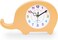 Dinosaur Wall &amp; Table Clock &ndash; Silent Non-Ticking Sweep Movement &ndash; 3D Dino Character Design for Kids &amp; Nursery &ndash; Standing or Hanging Decorative Clock-Orange