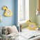 Cuisine Art Magical Horse Wall &amp; Table Clock &ndash; Silent Non-Ticking Sweep Movement &ndash; 3D Cloud &amp; Star Design for Kids Room &ndash; Standing or Hanging D&eacute;cor Nursery Clock &ndash; Yellow