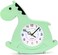 Cuisine Art Magical Horse Wall &amp; Table Clock &ndash; Silent Non-Ticking Sweep Movement &ndash; 3D Cloud &amp; Star Design for Kids Room &ndash; Standing or Hanging D&eacute;cor Nursery Clock &ndash; Green