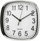 Modern 20cm Square Wall Clock &ndash; Minimalist Design with Bold Easy-to-Read Numbers &ndash; Accurate Quartz Movement &ndash; Compact Square Timepiece for Home, Office &amp; Kitchen-White