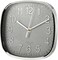 Modern 20cm Square Wall Clock &ndash; Minimalist Design with Bold Easy-to-Read Numbers &ndash; Accurate Quartz Movement &ndash; Compact Square Timepiece for Home, Office &amp; Kitchen-Grey