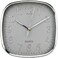 Modern 20cm Square Wall Clock &ndash; Minimalist Design with Bold Easy-to-Read Numbers &ndash; Accurate Quartz Movement &ndash; Compact Square Timepiece for Home, Office &amp; Kitchen-Grey