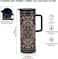 Cuisine Art Hobby Lobby 1.0L Arabic Design Vacuum Flask &ndash; Insulated Thermal Coffee &amp; Tea Carafe &ndash; 24 Hours Hot &amp; Cold Retention &ndash; Leak-Resistant Beverage Jug with Ergonomic Handle