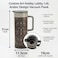 Cuisine Art Hobby Lobby 1.0L Arabic Design Vacuum Flask &ndash; Insulated Thermal Coffee &amp; Tea Carafe &ndash; 24 Hours Hot &amp; Cold Retention &ndash; Leak-Resistant Beverage Jug with Ergonomic Handle