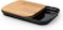 Obje Plastik Woods Sliding Cutting Board with Holder, 40.5x25cm Natural Beechwood Chopping Board, BPA-Free Plastic Tray for Food &amp; Waste Collection, Kitchen Prep Station &ndash; Made in Turkey - Black