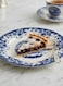 Claytan Earthenware Classic Blue Windmill &amp; Floral Pattern Salad Plate, 8.1 Inch, White (Set of 4)   Premium Dessert, Appetizer &amp; Side Plate   Vintage Tableware for Home, Office, Caf&eacute; &amp; Gifting