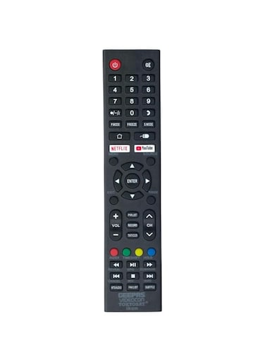 Replacement Remote Control For Geepas Smart TV, Videocon Smart TV, Tokyosat Smart TV, iKon Smart TV LCD LED