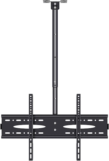 Homey Tech IBX-CE944(2M) Telescopic Full Motion TV Ceiling Mount &acirc;&euro;&ldquo; Fits 40-70 Inch TVs, 50kg Load Capacity, Adjustable Tilt &amp; Swivel, Black Finish