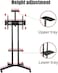 Homey Tech IBX-1500 Mobile/Rolling TV Cart &acirc;&euro;&ldquo; Tilt +15&Acirc;&deg; to -15&Acirc;&deg;, Lockable Wheels, Fits 32-65 Inch TVs (Max 50kg, VESA 600x400mm), Includes Camera Rack