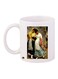 Woman Printed Coffee Mug White/Black/Yellow