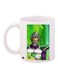 Printed Coffee Mug White/Green/Grey