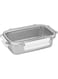 Royalford 600ml Stainless Steel Lunch Box RF12171 Rectangle Tiffin with Polymer Lid 4 Side Locks Food-Grade, BPA-Free, Airtight and Leakproof Containers for Kids and Adults