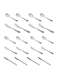 Stainless Steel Teaspoon Tablespoon Tea Fork Table Fork 20Pcs Cutlery Set