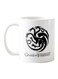 Piece Game Of Thornes Printed Mug White/Black
