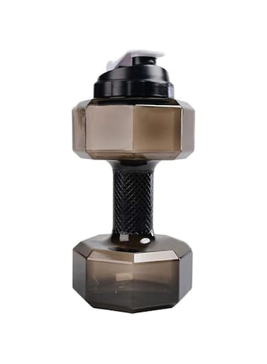 Dumbbell Shaped Water Bottle 75 Oz (2.2 L) Big Capacity Flip Top Leak Proof Lid