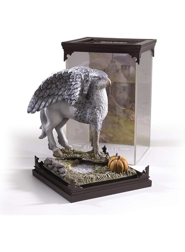 The Noble Collection - Magical Creatures Buckbeak Hand-Painted Creature #6 Officially Licensed 7in (18.5cm) Harry Potter Toys Collectable Figures For Kids &amp; Adults Grey 7 Inch NN7546