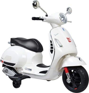 Lovely Baby Power Riding Motorcycle for Kids LB 946L, Motorbike with Support Wheels, Lights &amp; Music, Age 2-4 yrs - White