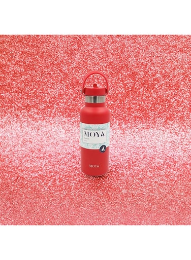 Moya "Starfish" 500ml Insulated Sustainable Water Bottle RED