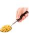 Restaurantware Perforated Buffet Spoon, Serving Spoon - Stainless Steel With Black Plastic Handle 11" 1Ct Box Met Lux Restaurantware