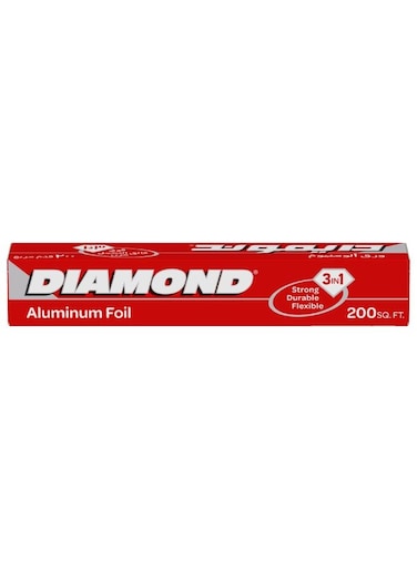 Aluminum Foil Silver 200Sq Feet