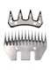THE WHITE SHOP 13 Teeth Straight Replacement Blades for Sheep Shears, Professional Stainless Steel Sheep Shearing Clipper Blades for Sheep Alpacas Goats