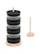 KASTWAVE 2 Pack Detachable Tumbler Lid Organizer Stand: Space-Saving Vertical Storage Rack for YETI Lids and More, Holds Up to 12 Lids