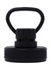 Water Bottle Twist Top Lid Black 7.5x7.5x4.5cm
