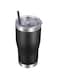 VEGOND 20oz Tumbler Stainless Steel Tumbler Cup with Lid And Straw Vacuum Insulated Double Wall Travel Coffee Mug(Black 1 Pack)