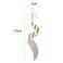 Frosted Long Twisted Hoop 3D Earrings(Silver)
