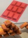 Cavity Financier Silicone Cake Mold Golden Brick Shape Cookies Chocolate Moulds Bakeware Tray Pastry Baking Tools