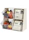 Coffee Capsule Storage Holder, Acrylic Storage Organizer, Clear Tea Bags Storage Organizer for K Cups, Tea Bags, Creamer, Sugar Bags, Capsule (2 Pack)